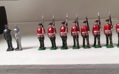 Our Patron models his Regiment in miniature